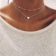 Fém szín: 43311 - Hot Fashion unisex kígyó lánc női nyaklánc Choker punk vintage arany színű lánc nyaklánc női