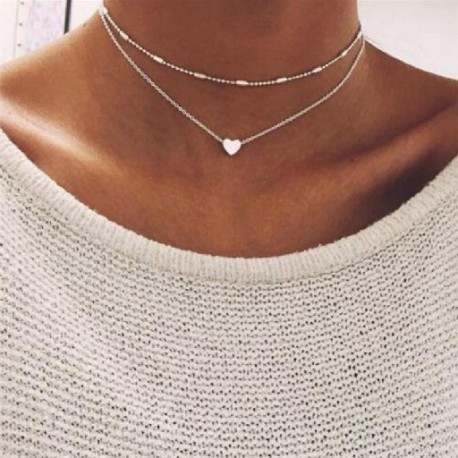 Fém szín: 43311 - Hot Fashion unisex kígyó lánc női nyaklánc Choker punk vintage arany színű lánc nyaklánc női