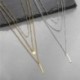 Fém szín: 43616 - Punk vintage lánc nyaklánc nyakláncok nőknek Vintage eltúlzott Golden Goth Hoop fém nyaklánc