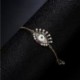 Fém szín: 84370 - Divat Oil Evil Eye Copper CZ gyöngyök Állítható karkötő Török arany színű Charm karkötő nőknek
