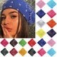 Fém szín: 70124 - Új Bohemian Print Bandana Hajgumik Női Lányoknak Négyzet Sál Turbán Multifunkcionális Fejpánt Haj