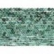 Szín: zöld labradorit - Természetes kő gyöngyök 2/3/4 mm csiszolt zöld labradorit rondelle távtartó derék gyöngyök
