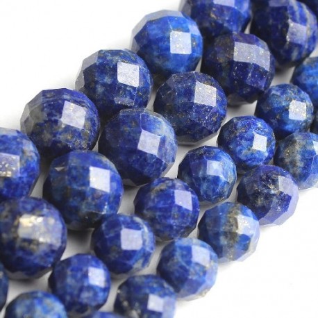 Szín: lapis lazuli - AA  természetes csiszolt lapis lazuli kőből készült kerek gyöngyök ékszerkészítéshez barkács