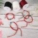 Szín: sötétbarna - 0,8 mm-es nylon zsinór cérna kínai csomó makramé zsinór karkötő fonott húr barkács bojt