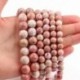 Cikk átmérője: 6mm 61db gyöngy - AAA természetes rodonit drágakő gyöngy 6/8/10/12mm kerek laza kőgyöngyök