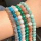 Szín: Chrysoprase-1 - Eredeti smaragd malachit opál holdkő morgainit AAA drágakő gyöngyök természetes kő gyöngyök