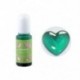 Szín: smaragdzöld - 26 szín 10 ml epoxi UV gyanta keverék színes festék színező gyanta pigment gyorsan száradó