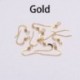 Szín: arany - 100 db 19*18 mm-es arany bronz fülbevaló horgok kapcsos drót alkatrészek barkács ékszerkészítéshez,
