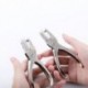 Szín: 6db Single Clip - 3 mm-es 6 mm-es fém egylyukú lyukasztó kézi papír lyukasztó egylyukú Scrapbooking fogó