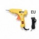 Szín: Zöld-EU - 1 készlet 20 W-os melegen olvadó ragasztópisztoly ragasztókkal Ipari mini pisztolyok Thermo elektromos