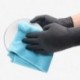 Fekete szín - 20db fekete eldobható kesztyű púdermentes Latex Art Glove Mechanic Tattoo Beauty Care Body guante levehető