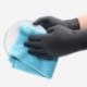 Fekete szín - 20db fekete eldobható kesztyű púdermentes Latex Art Glove Mechanic Tattoo Beauty Care Body guante levehető