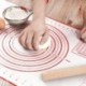 Szín: piros 60x40cm - Szilikon sütőszőnyeg pizza tésztakészítő tészta Konyha kütyü Főzőeszközök Eszközök