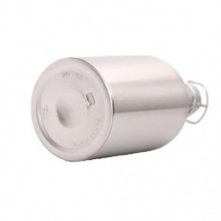 Űrtartalom: 2L - Prémium 2 literes rozsdamentes acél palack Homebrew Beer Growler Secure Swing Groller cerveja Legjobb, nagy