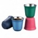 Szín: 4db wareset5 - 80 ml-es duplafalú, rozsdamentes acél espresso csésze Nespresso Pixie szigetelő kávéscsészeShape