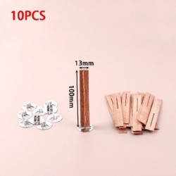 Szín: 1,3x10 cm - 10db 3-10cm hosszú keresztben fa fakalagú kellék szójaparffin viasz kanóc kanóc gyertya kanóc mag