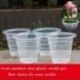 Szín: 3 db 15 cm - Meshpot 10cm/12cm/15cm átlátszó műanyag orchidea cserepek lyukakkal levegő műanyag virágcserepek