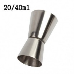 Szín: 20 és 40 ml - 15/30 ml vagy 20/40 ml rozsdamentes acél koktél shaker mérőpohár Dual Drink Spirit Jigger Kitchen