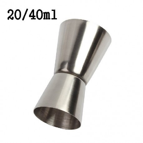 Szín: 20 és 40 ml - 15/30 ml vagy 20/40 ml rozsdamentes acél koktél shaker mérőpohár Dual Drink Spirit Jigger Kitchen
