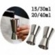 Szín: 20 és 40 ml - 15/30 ml vagy 20/40 ml rozsdamentes acél koktél shaker mérőpohár Dual Drink Spirit Jigger Kitchen