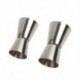 Szín: 20 és 40 ml - 15/30 ml vagy 20/40 ml rozsdamentes acél koktél shaker mérőpohár Dual Drink Spirit Jigger Kitchen