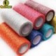 Fehér szín - 19,2M 5cm 10yards tüll tekercs organza szövet szalag tutu szoknya Esküvői csokor Dekorációs szék Váltó