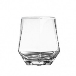 Szín: 300 ml - Geometry Whisky Üveg Gyémánt Kristály Üveg Pohár Arany Perem Italkészlet Pár Üveg Pohár Átlátszó