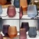 Szín: 300 ml - Geometry Whisky Üveg Gyémánt Kristály Üveg Pohár Arany Perem Italkészlet Pár Üveg Pohár Átlátszó