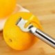 Citromhámozó rozsdamentes acél reszelő lime narancs Citrus gyümölcs hámozó rúd Kiegészítők Kés Konyhai kütyük