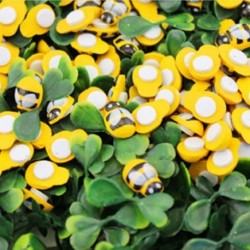 Méret: 50 DB - 50/100db Bee Fa Mini barkács Scrapbooking Húsvéti Dekoráció Otthoni fali dekoráció Születésnapi buli