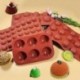 Szín: 8 lyuk - Szilikon forma szilikon tepsi péksütemény formákhoz Bakeware gömb golyós forma szilikon sütőedény forma