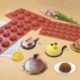 Szín: 8 lyuk - Szilikon forma szilikon tepsi péksütemény formákhoz Bakeware gömb golyós forma szilikon sütőedény forma
