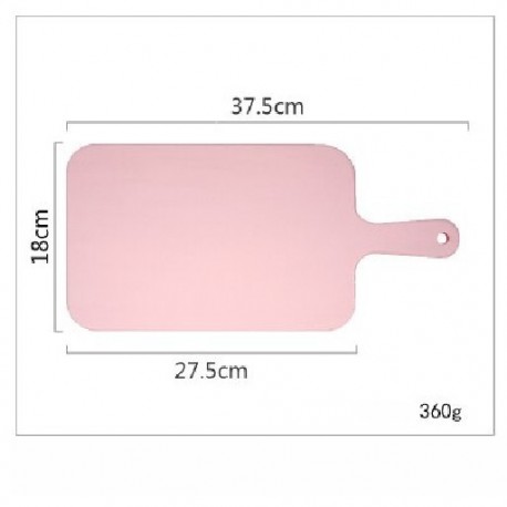 Szín: rózsaszín - Fa kenyértálca vintage Vágóblokk Fogantyú pizza fa kenyértányér deszka skandináv sütemény étel