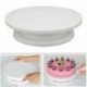 Fehér szín - Tortaforgató állvány Torta dekorációs kellékek Barkács forma Forgó sütőeszközök Stabil