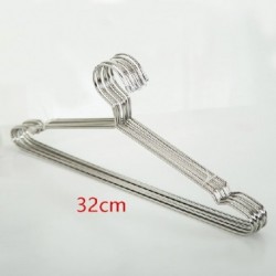 Szín: 32 cm gyerekeknek - 10/20db/tétel 42cm Stainlesdard öltönyakasztók, Ruhaakasztók Acél erős fémhuzalakasztók,