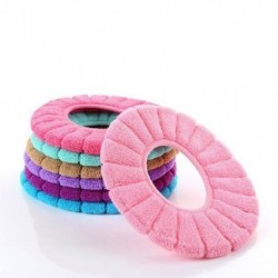 Szín: 1 db színes radom - Univerzális WC-ülőke vastagított szőnyeg Puha, melegen mosható otthoni tokokhoz Coral WC