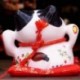 Szín: 22 cm - 8 hüvelykes kerámia Maneki Neko Candy Box Lucky Cat Money Tároló Snack Jar Box Piggy Bank Fortune Cat