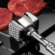 Szín: ezüst - Palu Daging Baja Tahan Karat Peralatan Pelunak Daging Babi Dapur Alat Steak Pelunak Daging Sapi Gadget Dapur