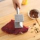 Szín: ezüst - Palu Daging Baja Tahan Karat Peralatan Pelunak Daging Babi Dapur Alat Steak Pelunak Daging Sapi Gadget Dapur
