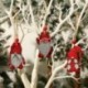 Szín: SDG87--Piros-9db - 9/12 Buah Navidad 2022 Tahun Baru 2023 Hadiah Pohon Natal GNOME Kayu Liontin Ornamen Dekorasi Natal
