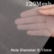 Szín: 120 Mesh 0,15 mm - 100x50cm 304 rozsdamentes acél háló szűrő háló fém elülső javítás Fix szövött huzal