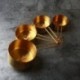Szín: 3 - Nordic Baking Tools Retro Arany Lisztszita Habverő Tojáspumpa Fényképészeti Kellékek Mérőkanál csésze Étel
