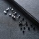Fém színe: 3 - 1/5 szett Hamis septum piercing mágneses patkó orrgyűrű, nem átszúró kapocs, rozsdamentes acél