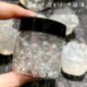 Szín: B - 1 doboz vegyes átlátszó buborékgömb gyöngyök gyanta töltőanyag 3-8 mm szivárványos Aurora gyöngyök epoxi