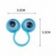 Fém szín: MULTI - 50 db/szett Eye Finger Puppets Googly Eyes Rings Eyeball Ring Kit gyerekeknek parti dekorációhoz