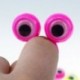 Fém szín: MULTI - 50 db/szett Eye Finger Puppets Googly Eyes Rings Eyeball Ring Kit gyerekeknek parti dekorációhoz