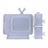 Szín: fehér-A - 1 db DIY Telivision képkeret szilikon tálca formakészlet gyanta forma otthoni dekoráció TV-alakú