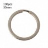 Szín: 30mm - 100 db fém kerek lapos kulcstartó kerek osztott kulcstartó lánc 25 mm 28 mm 30 mm 35 mm
