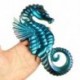 Szín: kék - Falra akasztható műgyanta formák Seahorse szilikon formák Sztereo epoxigyanta öntőforma barkácsoló