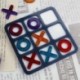 Szín: Kis méret - 1 db Tic Tac Toe játéktábla és XO szilikon formakészlet, epoxigyanta DIY kézműves forma karácsony